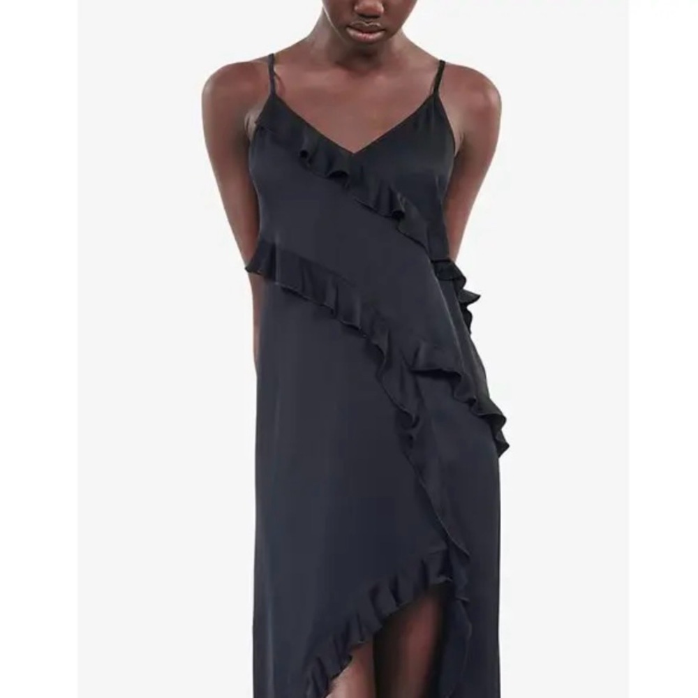 THE KOOPLES NWT French Luxury Ruffled
Asymmetric High Low Dress